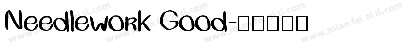 Needlework Good字体转换